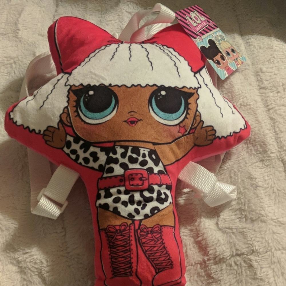 L.O.L. Doll Plush Backpack